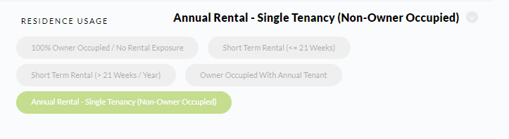 Annual Rental Screenshot